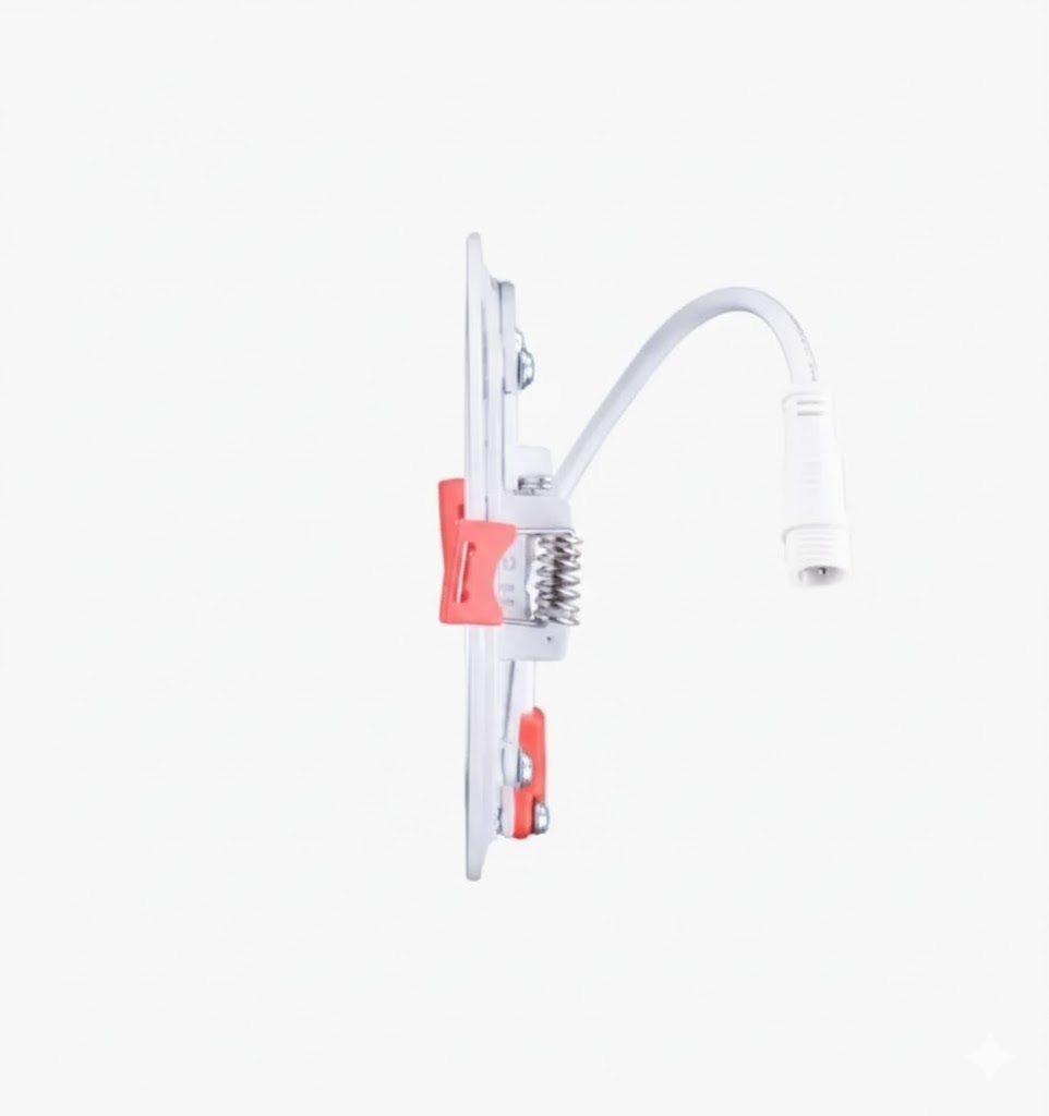 Adjustable White Ultra-Thin Round Recessed Light